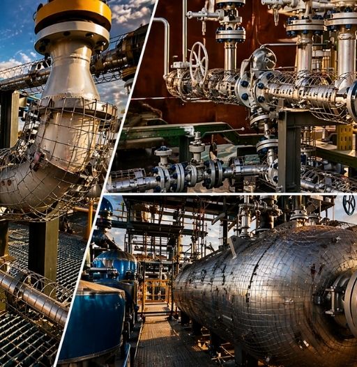 Personnel Protection Insulation Application Areas in UAE — Pipelines, Pressure Vessels, Pumps, Valves, Flanges and Industrial Equipment by Novoclad